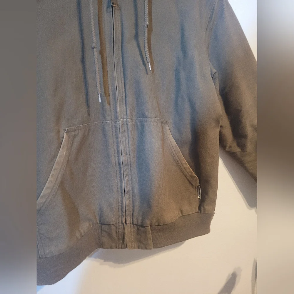 Brown Workwear Hooded Jacket. - Picture 4 of 8